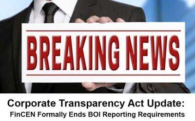 Business Alert: FinCEN Revises BOI Reporting Requirements!