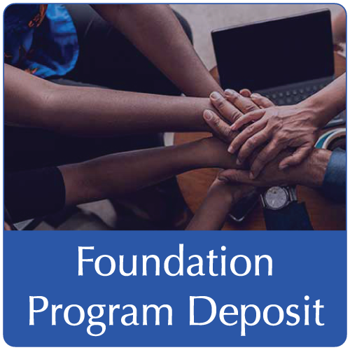 foundation program deposit