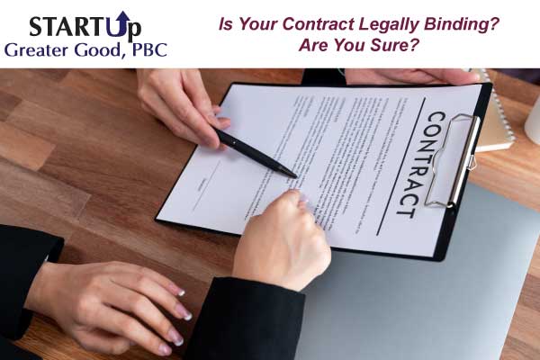 is your contract legally binding?