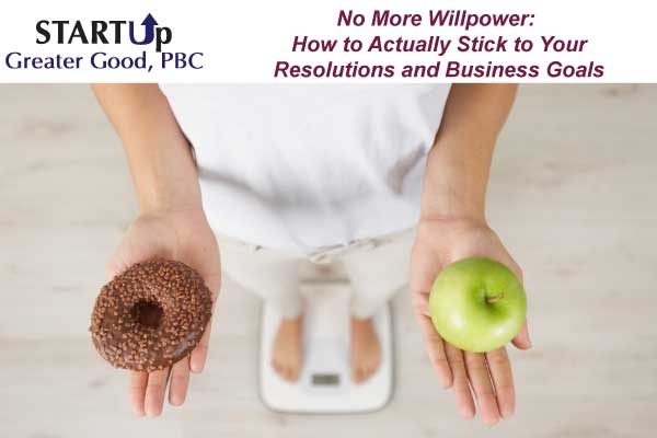 No More Willpower: How to Actually Stick to Your Resolutions and Business Goals